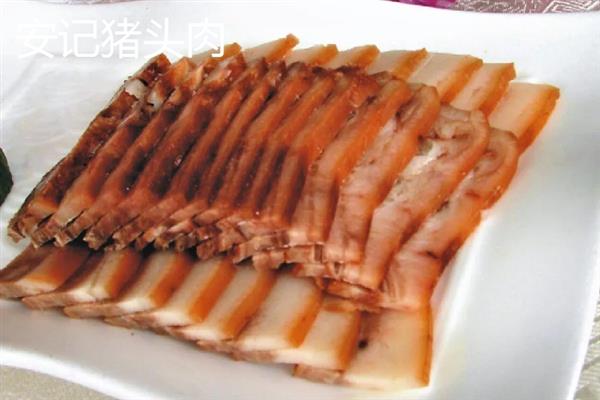 安徽省天长市的特产，有天长三黄鸡、安记猪头肉等