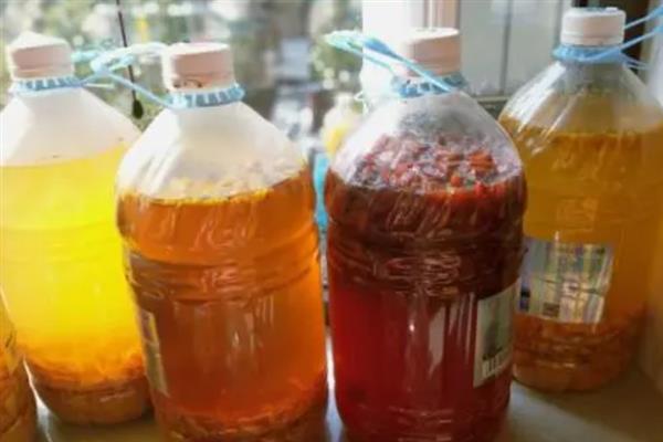 水果皮如何发酵成花肥，切碎兑水密封加入发酵剂即可