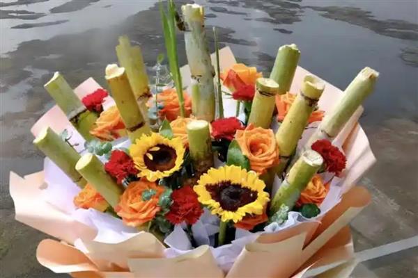 甘蔗花束的花语是什么,花语是甜密