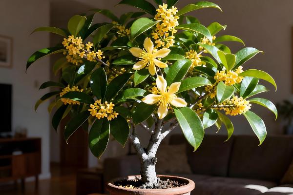 桂花白粉病的防治方法，剪除病叶并喷施三唑酮和粉锈宁