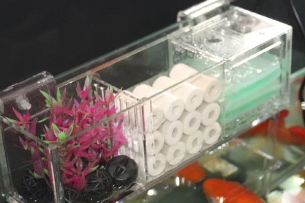 滴流盒滤材的摆放顺序，第一层下面铺玻璃环