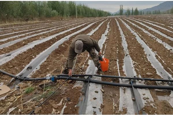 滴灌带的长度,最多能达到100米左右