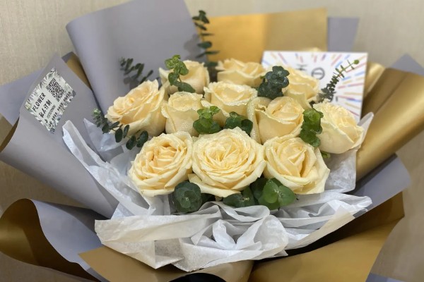 52朵香槟玫瑰的含义,代表我爱你、你是我最爱的人