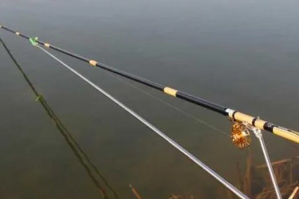 如何野钓小龙虾，把饵料绑在钓线上面再抛到钓点