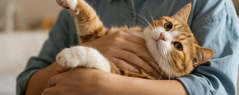 什么时候抱猫咪让它舒服，主动粘你的时候抱合适