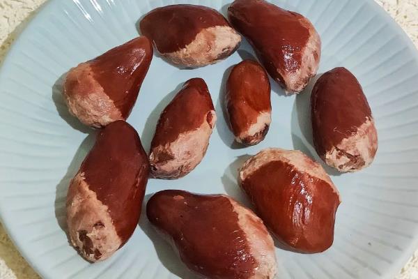 榴莲核的种植方法,浸泡至表面涨破、露出内核后再播种