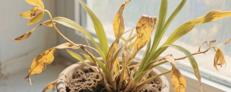 植物叶子发黄干枯的原因，可能是水肥施加不当所致